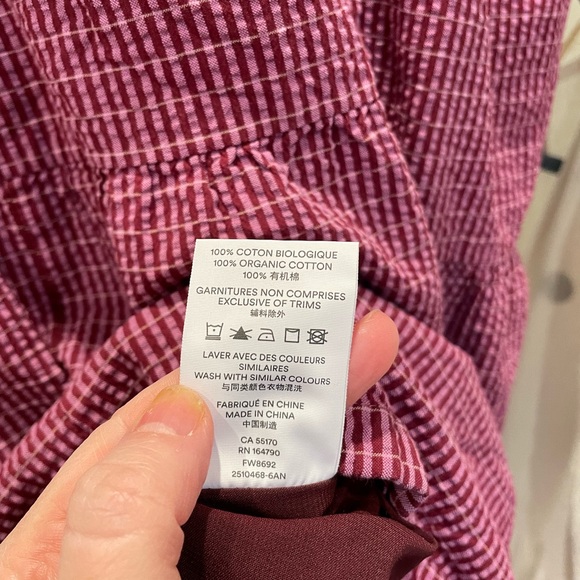 Frank & Oak Textured Raspberry Mini Dress - Picture 5 of 6